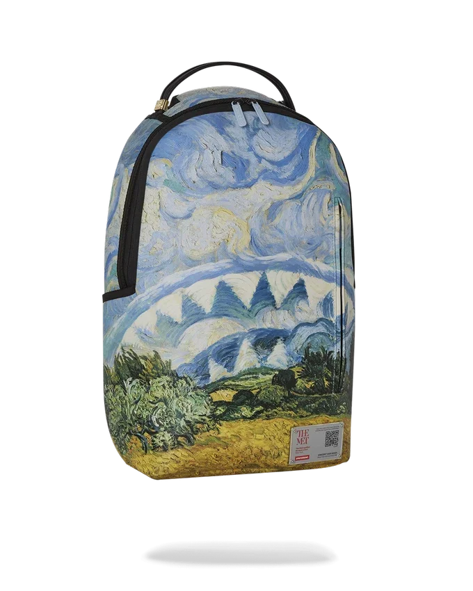 THE MET VAN GOGH WHEAT FIELD WITH CYPRESSES BACKPACK
