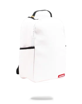 THE SPRAYGROUND DIY WHITE BACKPACK (VEGAN LEATHER & INNER MONEY LINING) & MARKERS INCLUDED
