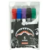 THE SPRAYGROUND DIY WHITE BACKPACK (VEGAN LEATHER & INNER MONEY LINING) & MARKERS INCLUDED