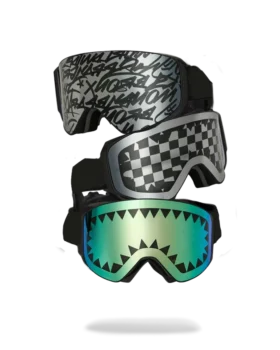 THE STREET MOUNTAIN SKI GOGGLES (INTERCHANGEABLE 3 LENSES)