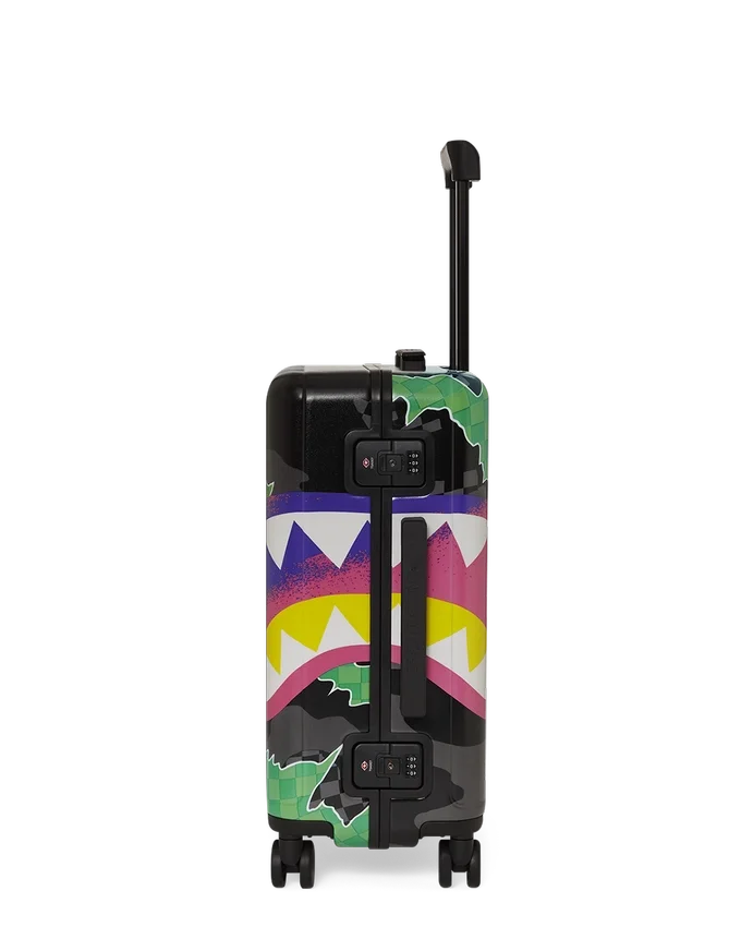 THE WILD ONE SHARKNAUTICS HARDSHELL CARRY-ON LUGGAGE
