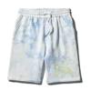 TIE DYE KNIT SHORTS (BLUE)