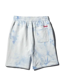 TIE DYE KNIT SHORTS (BLUE)