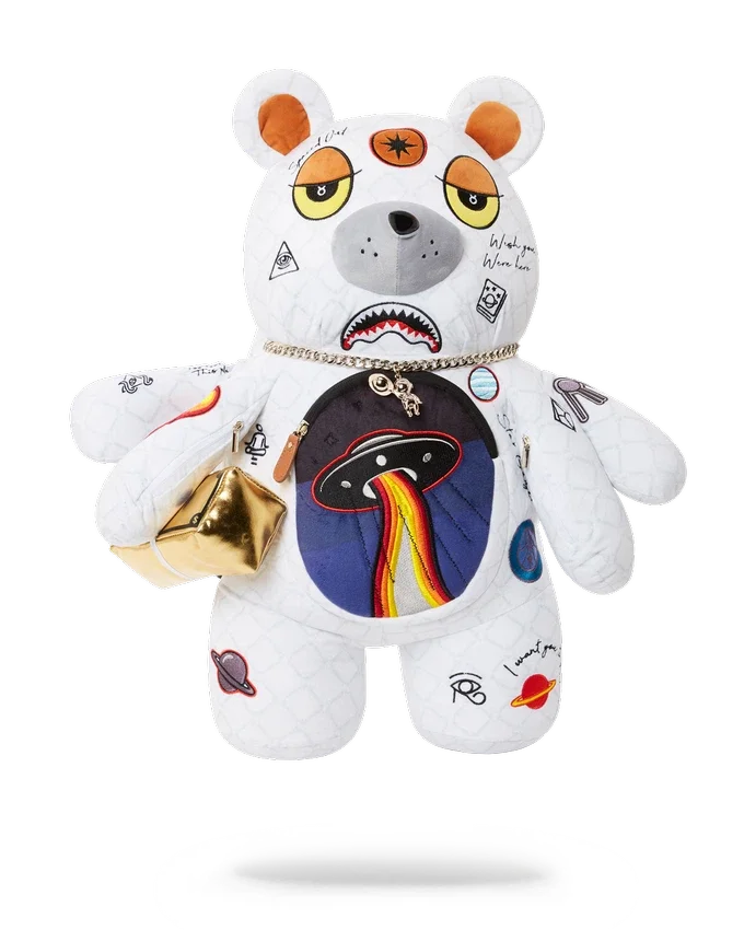 UFO SPACED OUT MONEYBEAR TEDDYBEAR BACKPACK