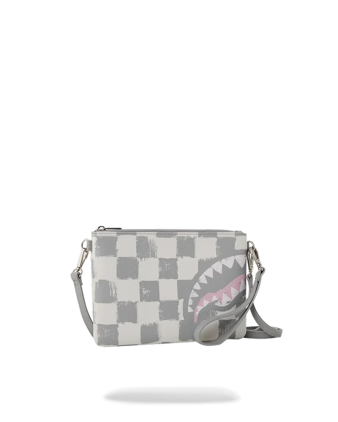 VANQUISH CREAM CROSSOVER CLUTCH