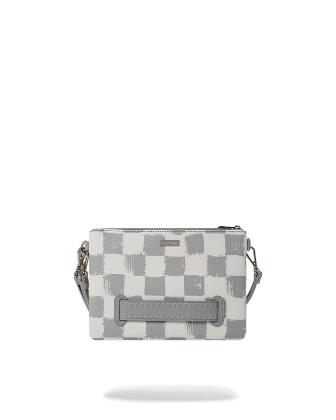 VANQUISH CREAM CROSSOVER CLUTCH