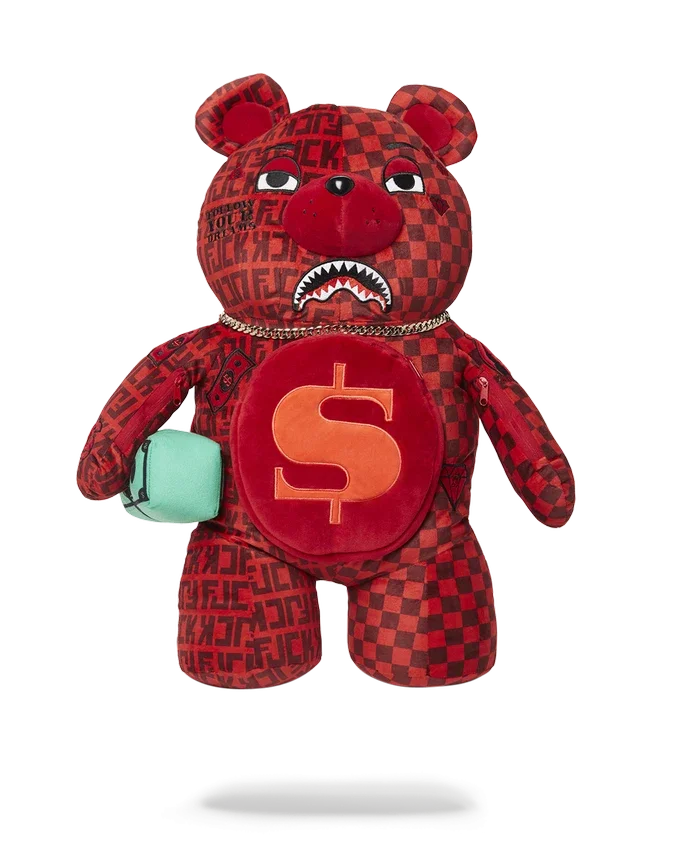 VENI VIDI VICI MONEYBEAR TEDDYBEAR BACKPACK
