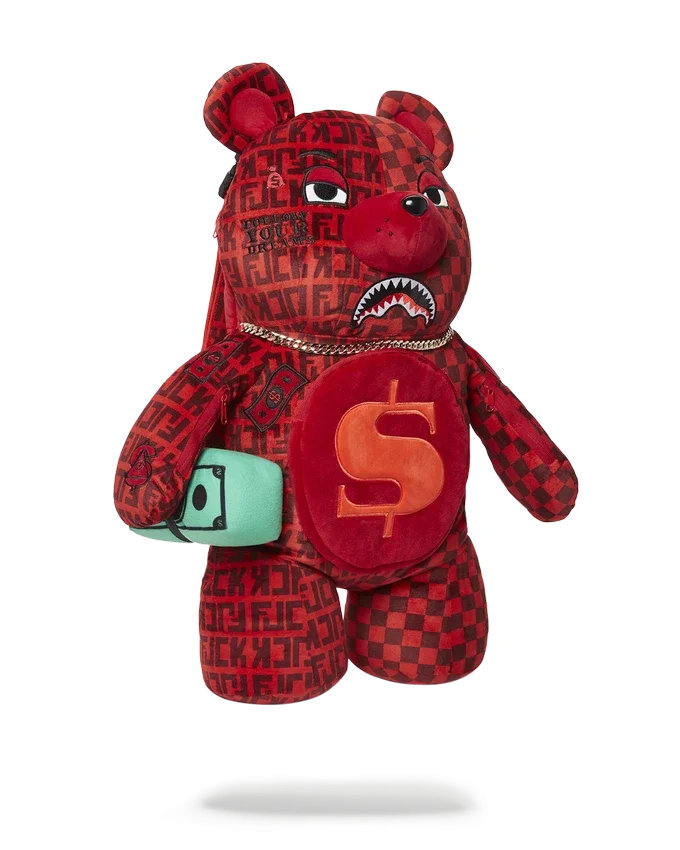VENI VIDI VICI MONEYBEAR TEDDYBEAR BACKPACK