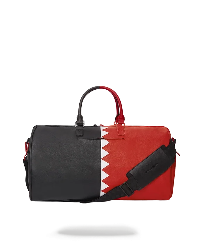 VERTICAL SHARK CUT & SEW DUFFLE