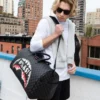 WHAT THE BEEP' SHARK DUFFLE