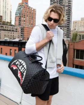 WHAT THE BEEP’ SHARK DUFFLE