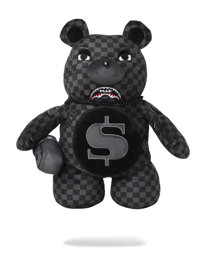 WHAT THE BEEP' SHARK MONEYBEAR TEDDYBEAR BACKPACK