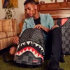 XTC GREY SHARKS IN PARIS BACKPACK (DLXV)