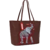ZEBRA ELEPHANT RON ENGLISH COLLAB TOTE