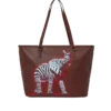 ZEBRA ELEPHANT RON ENGLISH COLLAB TOTE
